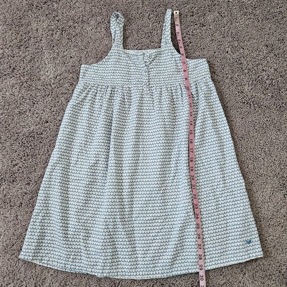 Petite Plume Girls Twill Charlotte Nightgown Sleep Dress Size 10 Scalloped Wave - Picture 4 of 9